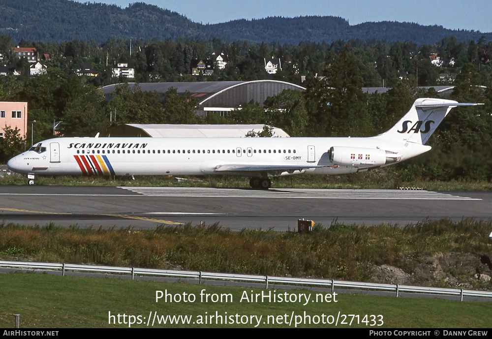 Aircraft Photo of SE-DMY | McDonnell Douglas MD-81 (DC-9-81) | Scandinavian Airlines - SAS | AirHistory.net #271433