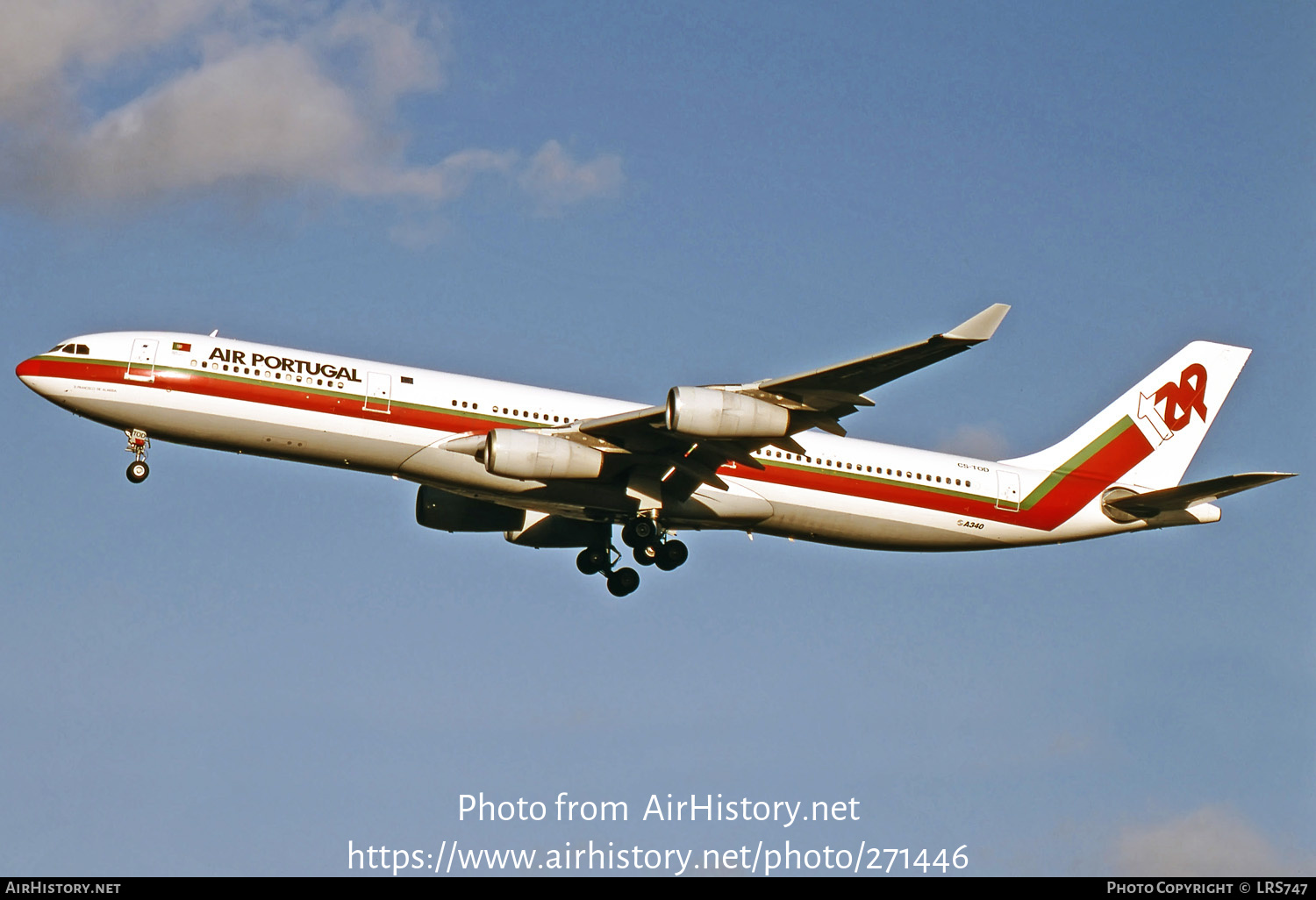 Aircraft Photo of CS-TOD | Airbus A340-312 | TAP Air Portugal | AirHistory.net #271446