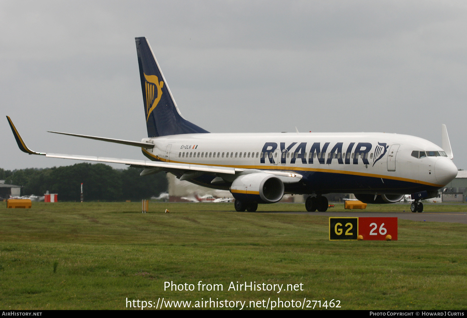 Aircraft Photo of EI-DLN | Boeing 737-8AS | Ryanair | AirHistory.net #271462