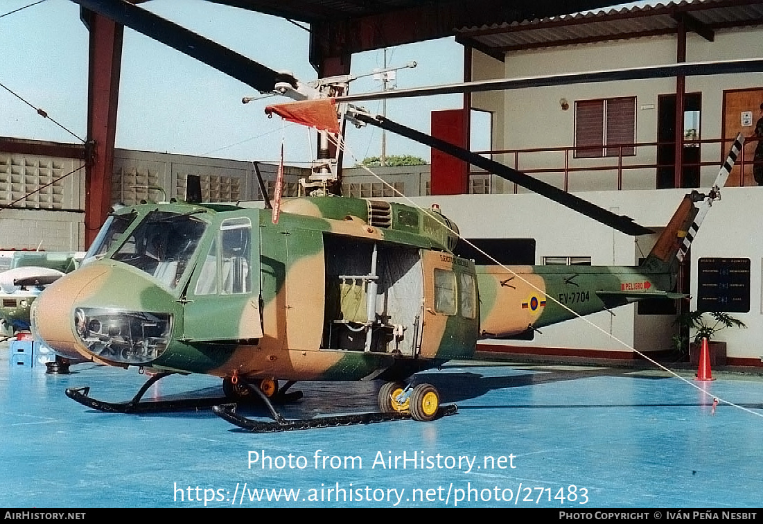 Aircraft Photo of EV-7704 | Bell UH-1H-II Iroquois | Venezuela - Army | AirHistory.net #271483