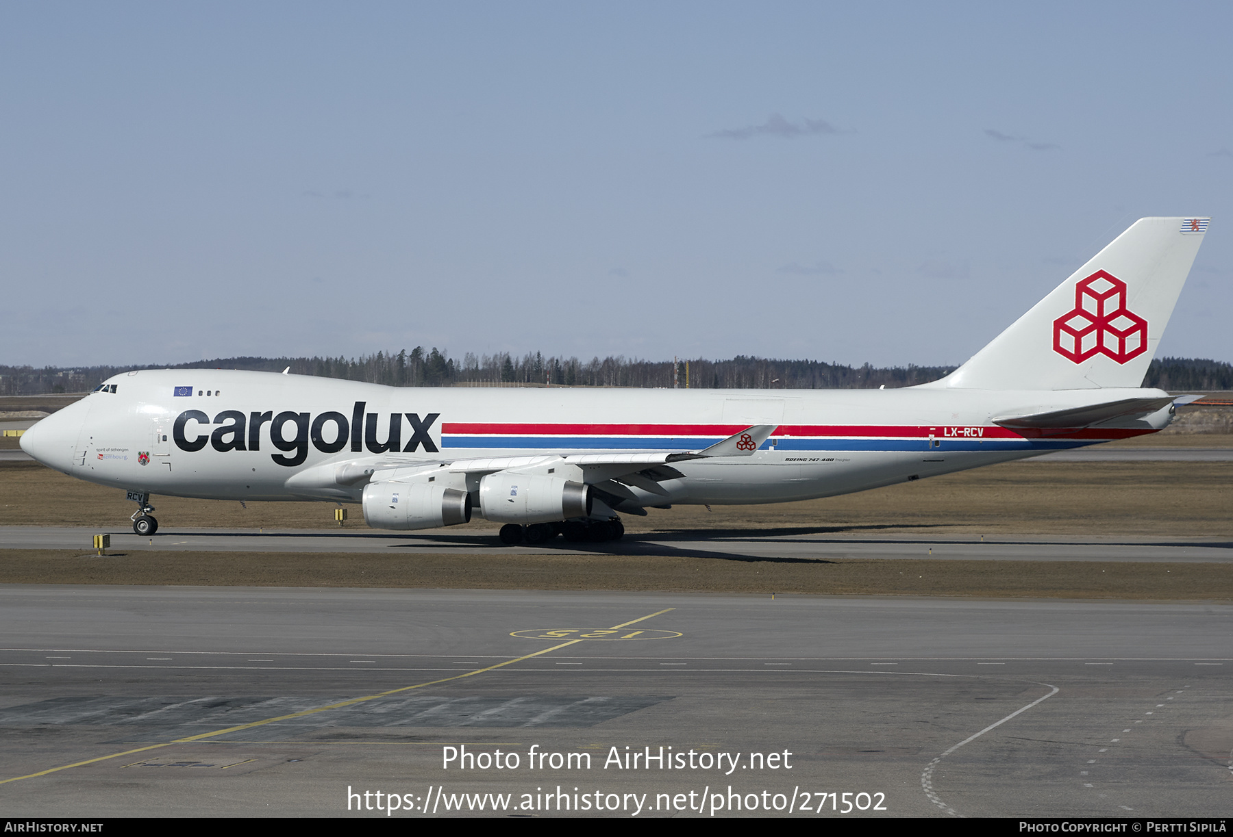 Aircraft Photo of LX-RCV | Boeing 747-4R7F/SCD | Cargolux | AirHistory.net #271502