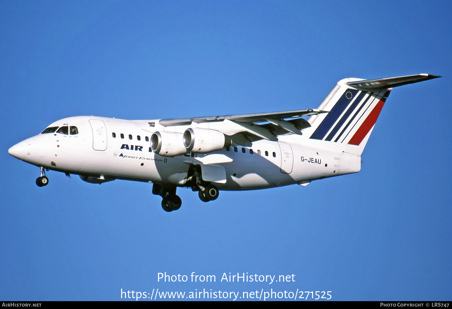 Aircraft Photo of G-JEAU | British Aerospace BAe-146-100 | Air France | AirHistory.net #271525