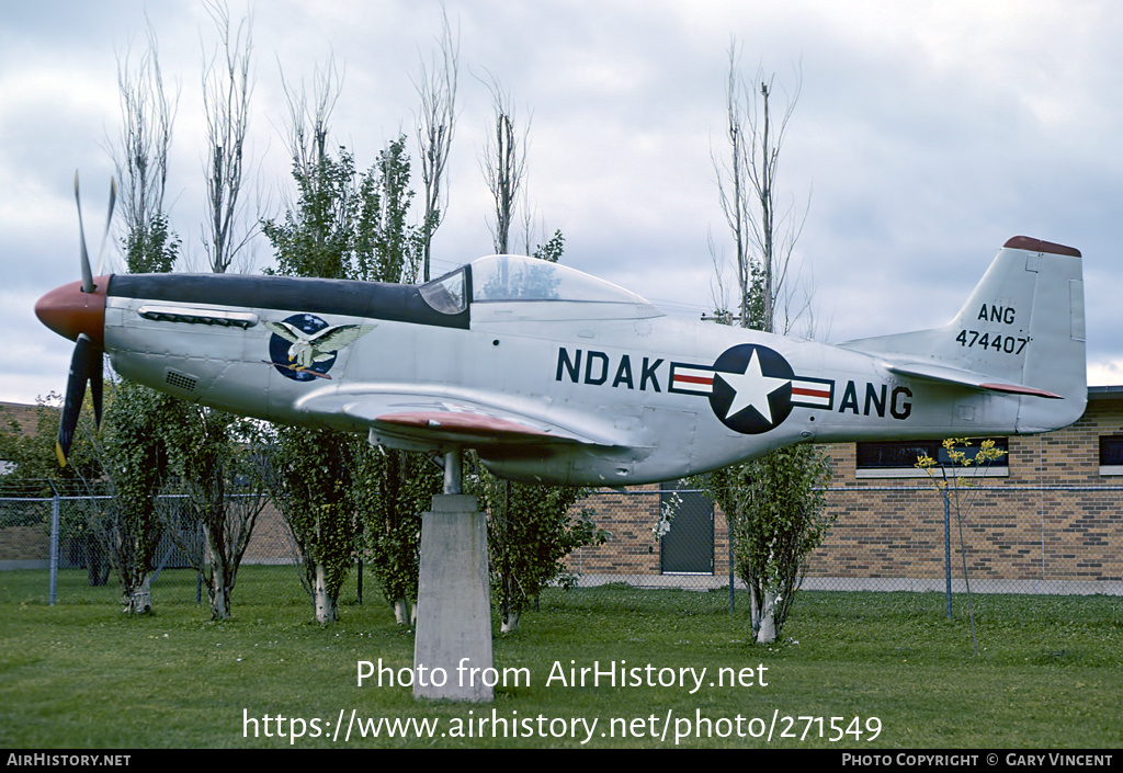 Aircraft Photo of 44-74407 / 474407 | North American P-51D Mustang | USA - Air Force | AirHistory.net #271549