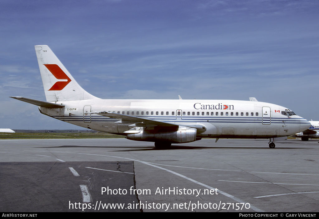 Aircraft Photo of C-GXPW | Boeing 737-212/Adv | Canadian Airlines | AirHistory.net #271570