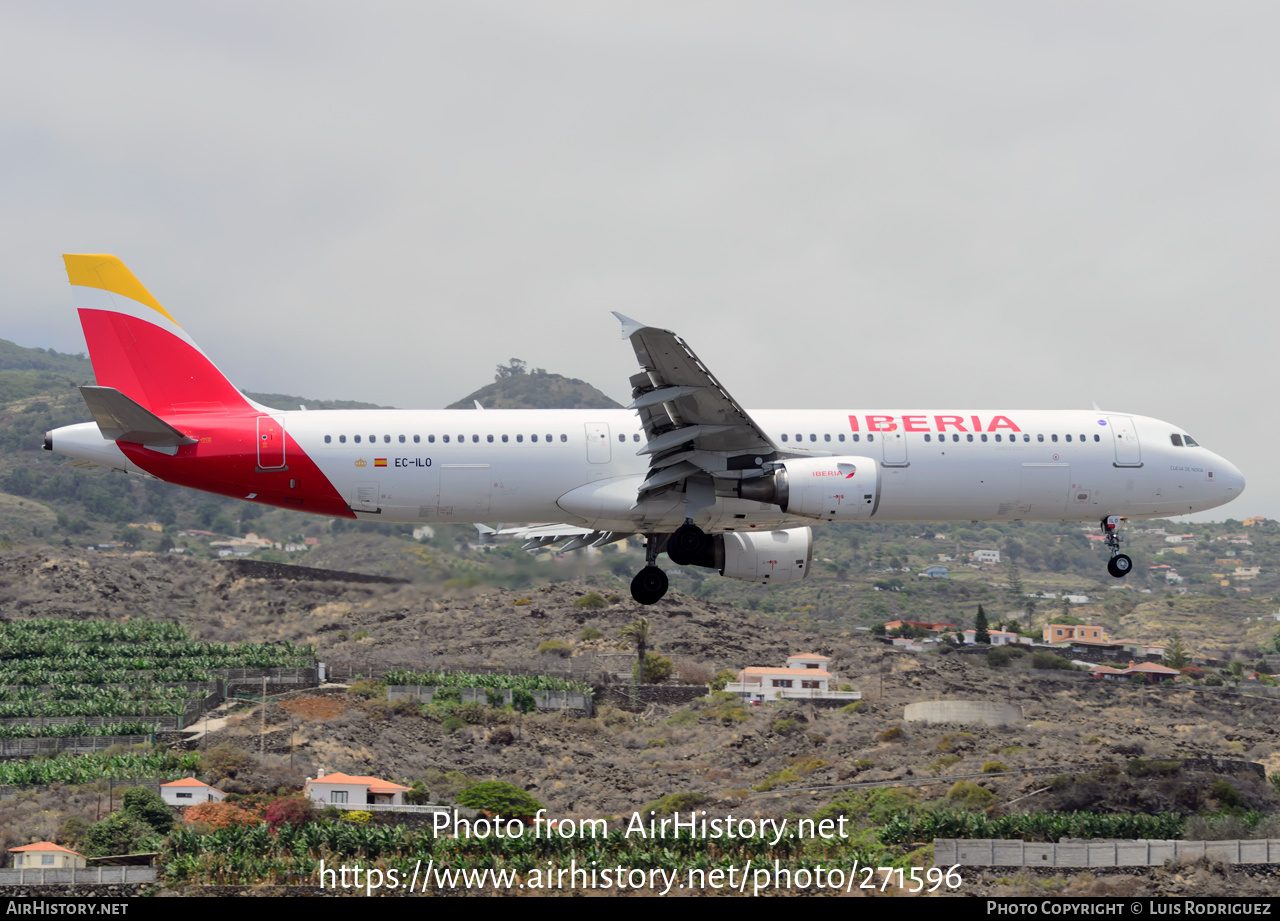 Aircraft Photo of EC-ILO | Airbus A321-213 | Iberia | AirHistory.net #271596