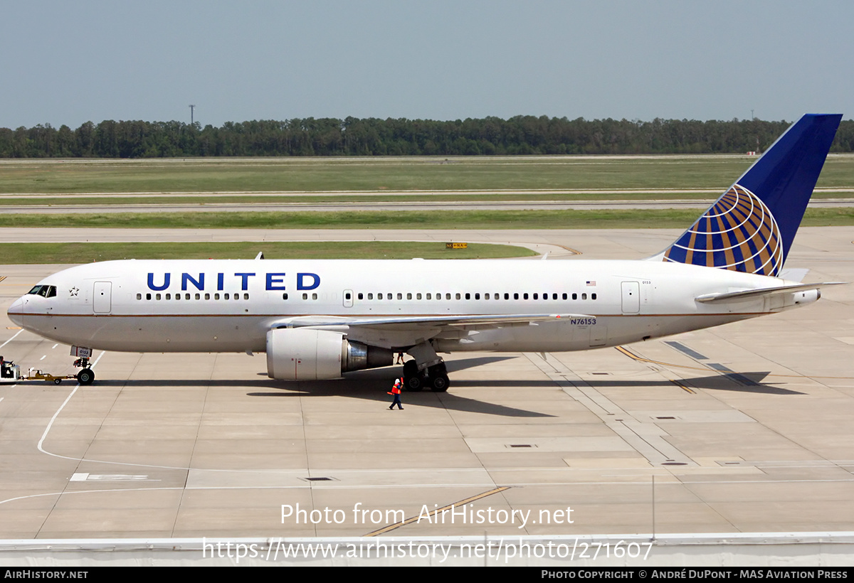 Aircraft Photo of N76153 | Boeing 767-224/ER | United Airlines | AirHistory.net #271607