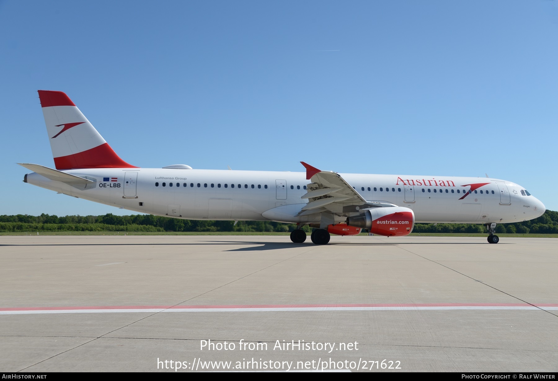 Aircraft Photo of OE-LBB | Airbus A321-111 | Austrian Airlines | AirHistory.net #271622