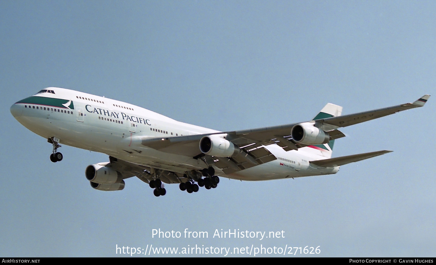 Aircraft Photo of B-HOV | Boeing 747-467 | Cathay Pacific Airways | AirHistory.net #271626