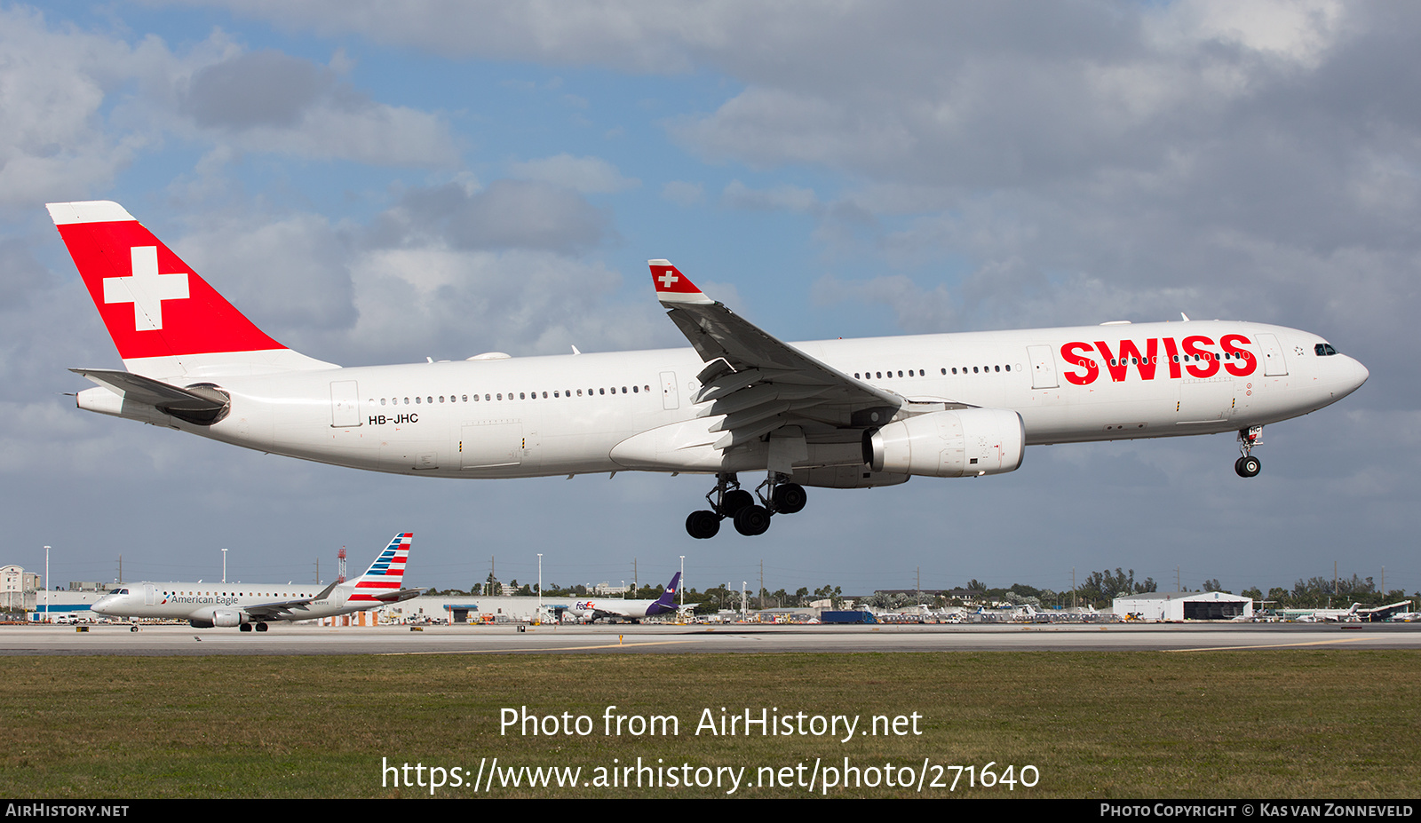 Aircraft Photo of HB-JHC | Airbus A330-343 | Swiss International Air Lines | AirHistory.net #271640