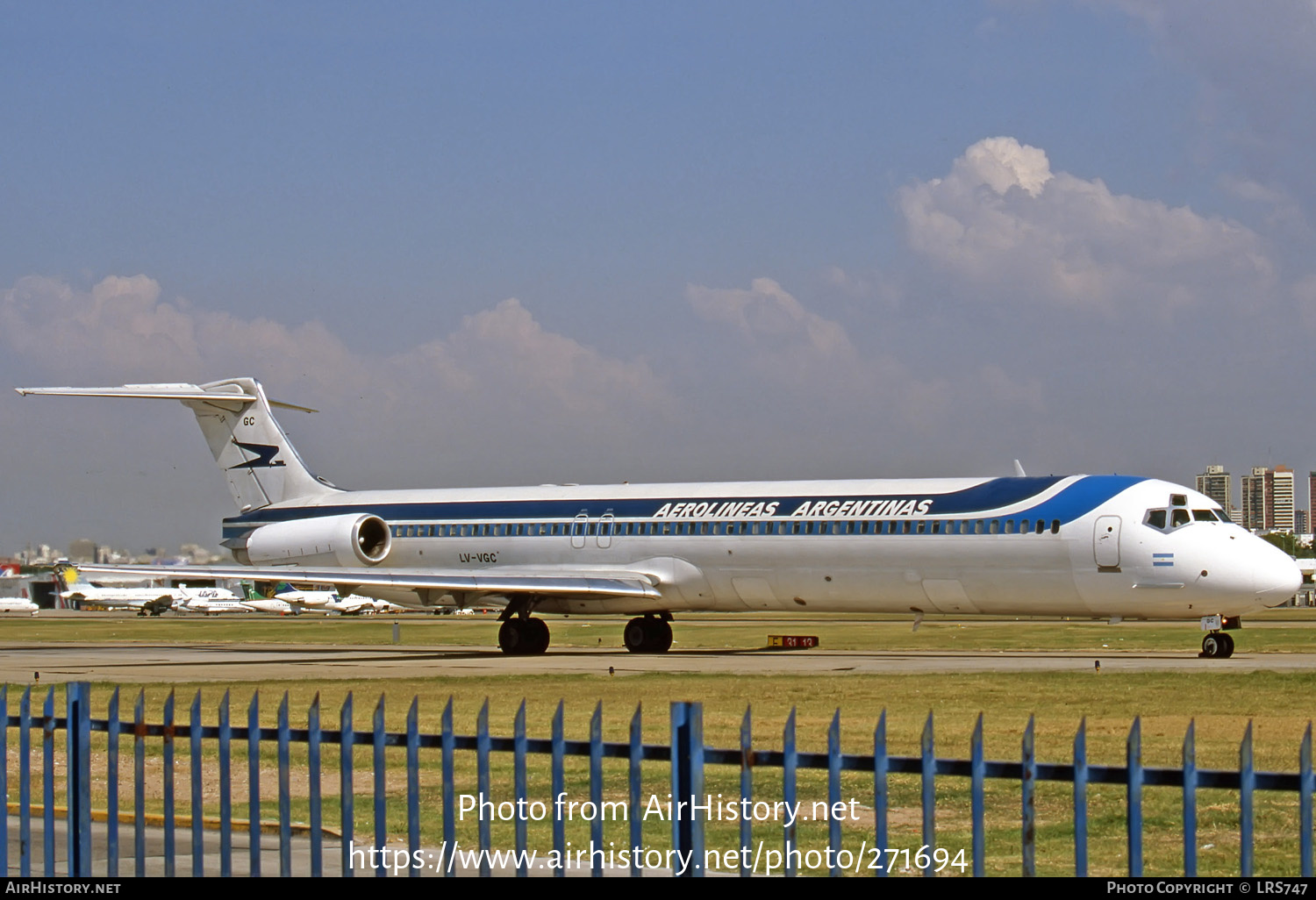 Aircraft Photo of LV-VGC | McDonnell Douglas MD-88 | Aerolíneas Argentinas | AirHistory.net #271694