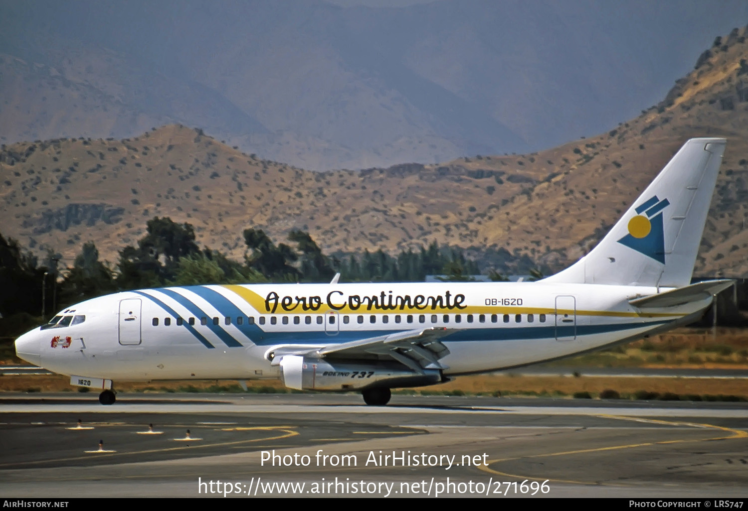 Aircraft Photo of OB-1620 | Boeing 737-247 | Aero Continente | AirHistory.net #271696