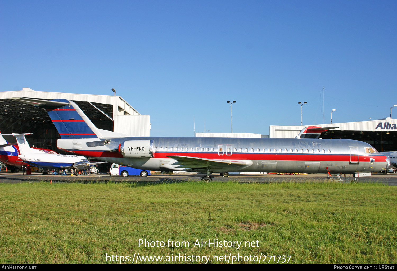 Aircraft Photo of VH-FKG | Fokker 100 (F28-0100) | Alliance Airlines | AirHistory.net #271737