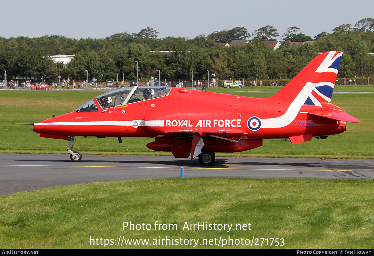 Aircraft Photo of XX219 | British Aerospace Hawk T1A | UK - Air Force | AirHistory.net #271753