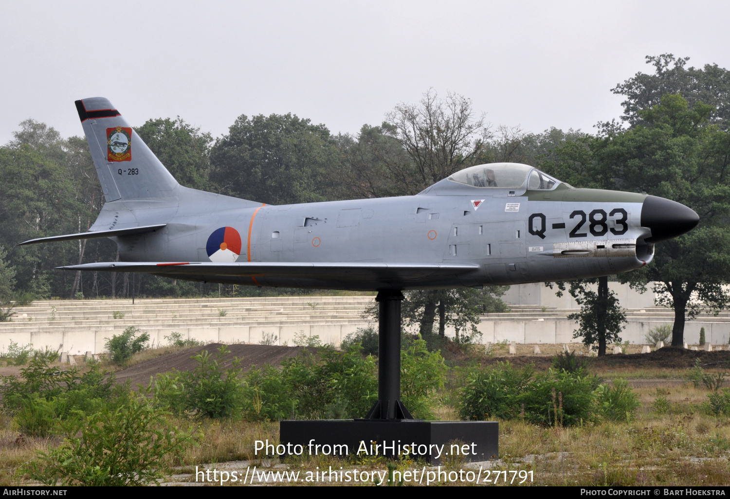 Aircraft Photo of Q-283 | North American F-86K Sabre | Netherlands - Air Force | AirHistory.net #271791