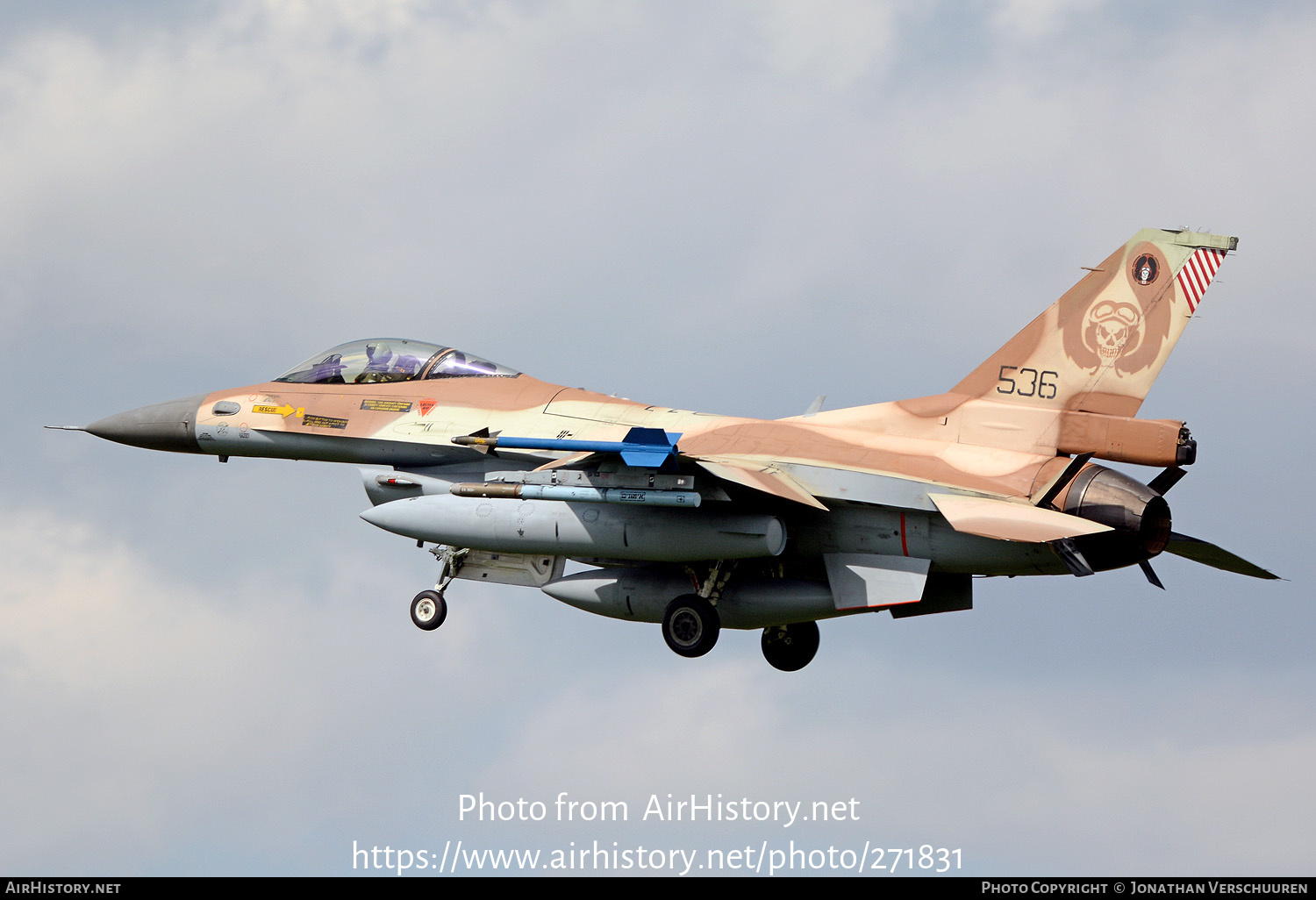 Aircraft Photo of 536 | General Dynamics F-16C Barak | Israel - Air Force | AirHistory.net #271831