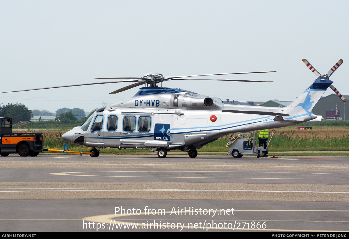 Aircraft Photo of OY-HVB | AgustaWestland AW-139 | Bel Air | AirHistory.net #271866