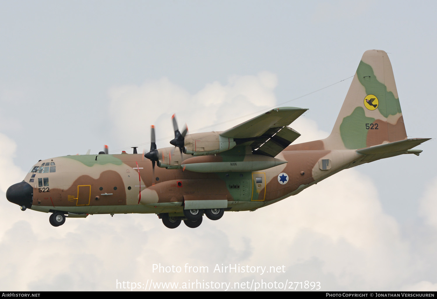 Aircraft Photo of 522 | Lockheed KC-130H Hercules (L-382) (Karnaf) | Israel - Air Force | AirHistory.net #271893