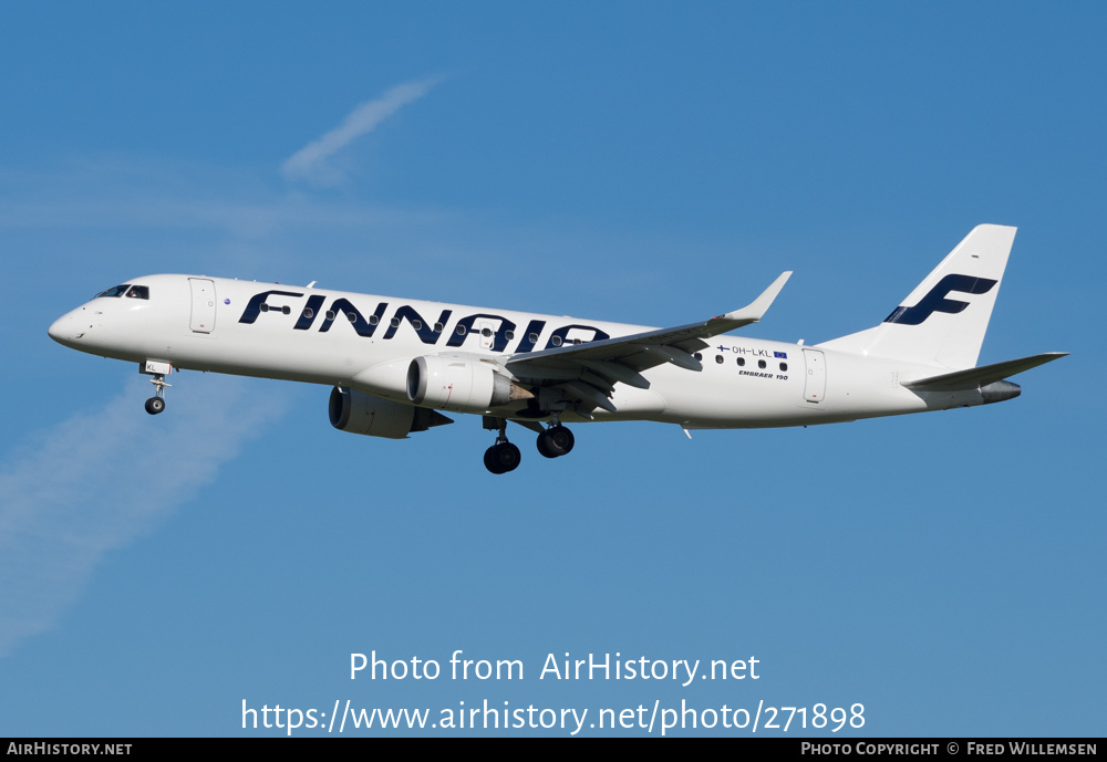 Aircraft Photo of OH-LKL | Embraer 190LR (ERJ-190-100LR) | Finnair | AirHistory.net #271898