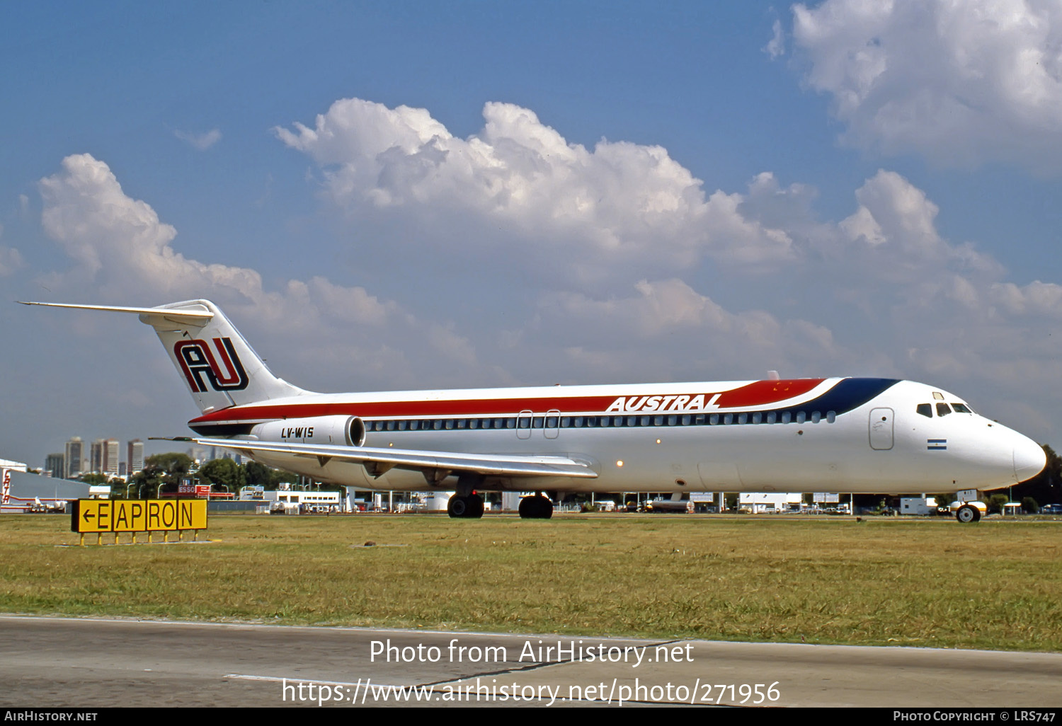 Aircraft Photo of LV-WIS | McDonnell Douglas DC-9-32 | Austral Líneas Aéreas | AirHistory.net #271956