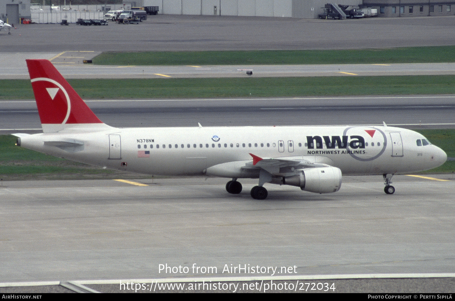 Aircraft Photo of N378NW | Airbus A320-211 | Northwest Airlines | AirHistory.net #272034