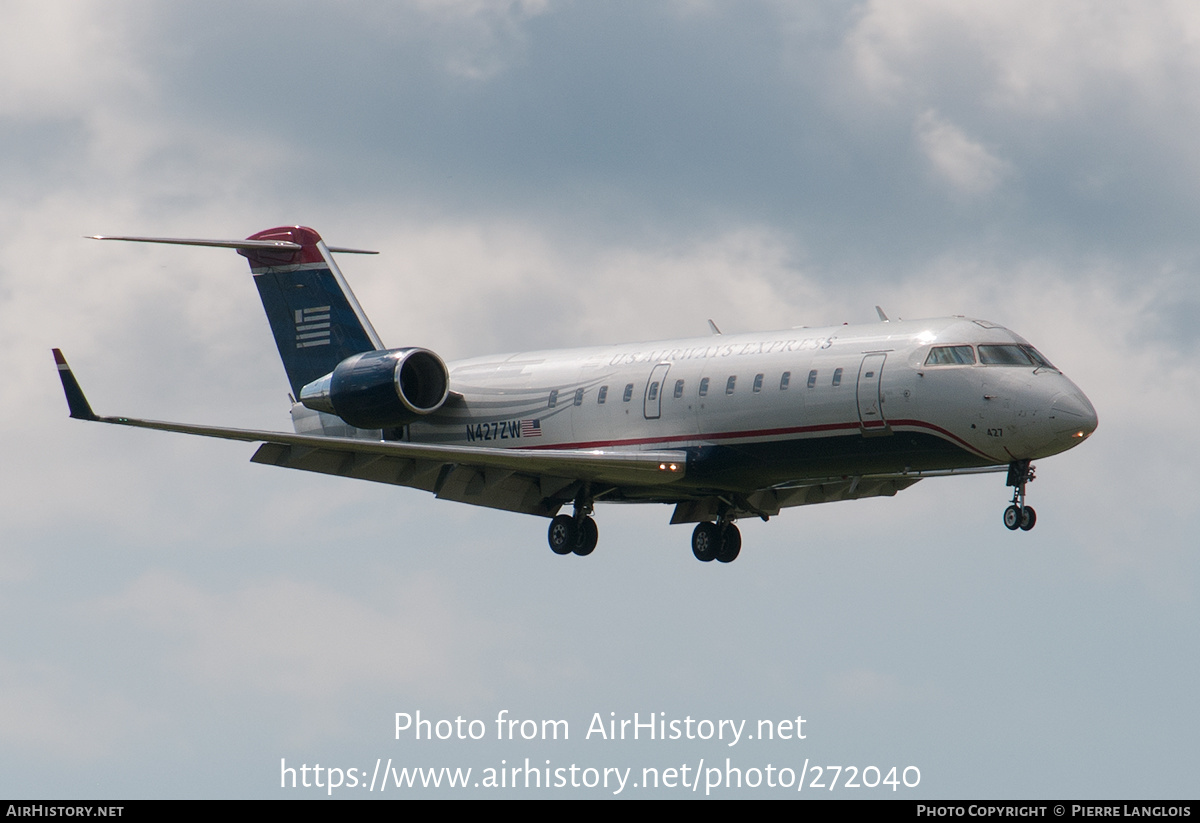 Aircraft Photo of N427ZW | Bombardier CRJ-200LR (CL-600-2B19) | US Airways Express | AirHistory.net #272040