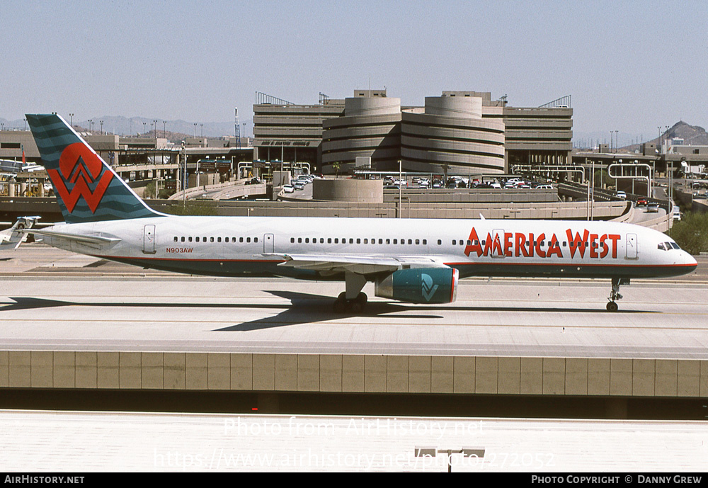 Aircraft Photo of N903AW | Boeing 757-2S7 | America West Airlines | AirHistory.net #272052