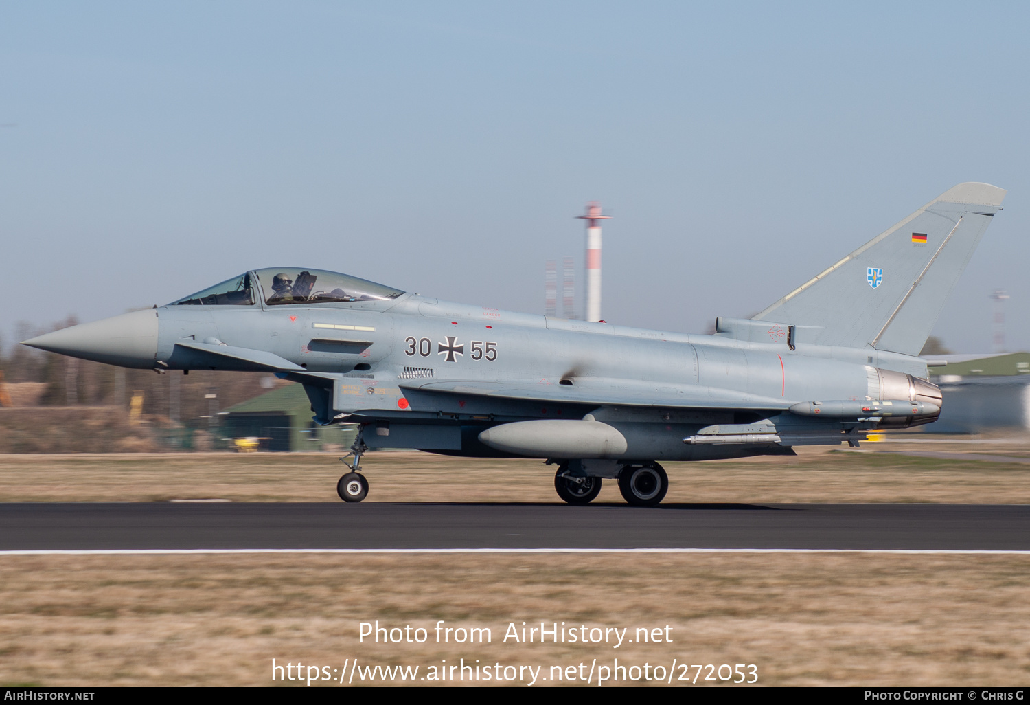 Aircraft Photo of 3055 | Eurofighter EF-2000 Typhoon S | Germany - Air Force | AirHistory.net #272053