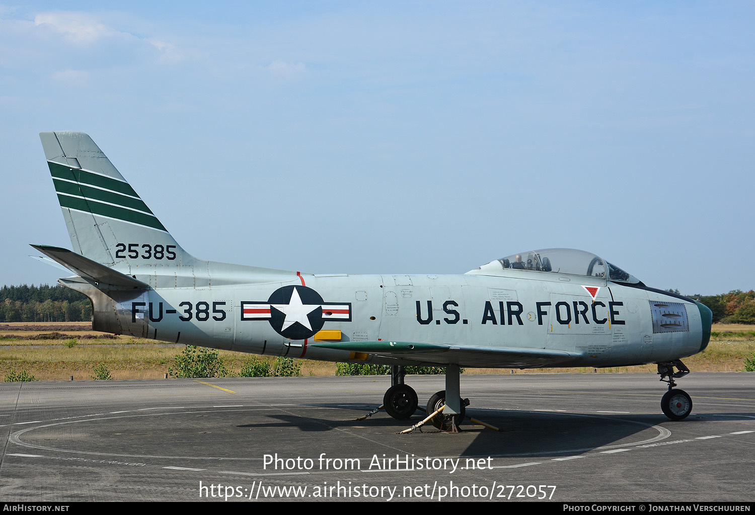 Aircraft Photo of 52-5385 / 25385 | North American F-86F Sabre | USA - Air Force | AirHistory.net #272057