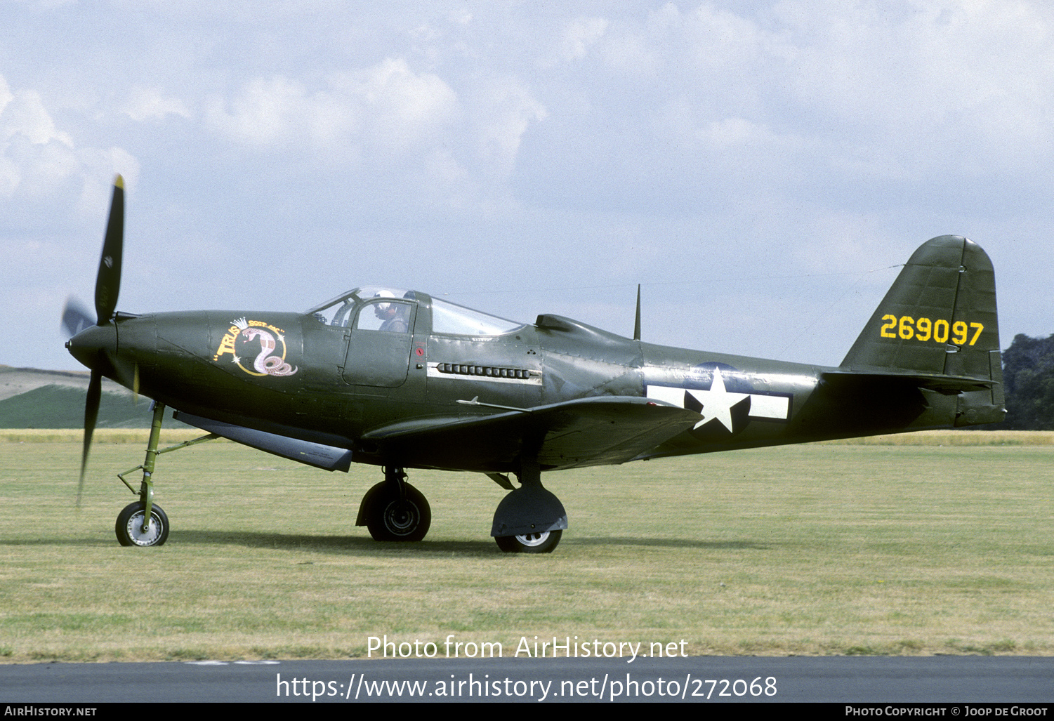 Aircraft Photo of G-BTWR / 269097 | Bell P-63A Kingcobra | USA - Air Force | AirHistory.net #272068