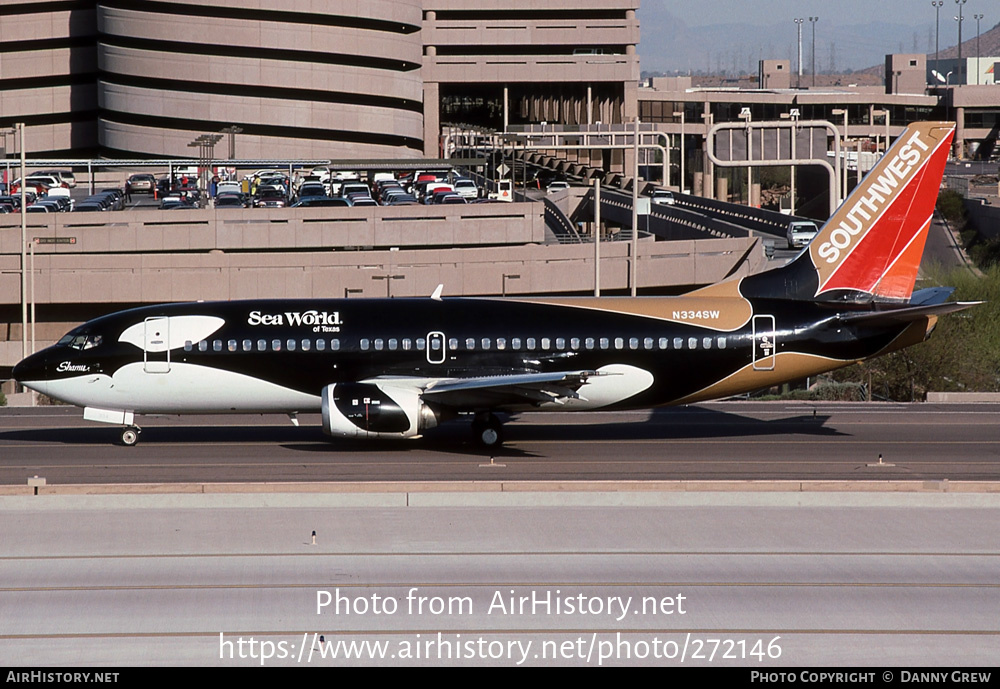 Aircraft Photo of N334SW | Boeing 737-3H4 | Southwest Airlines | AirHistory.net #272146