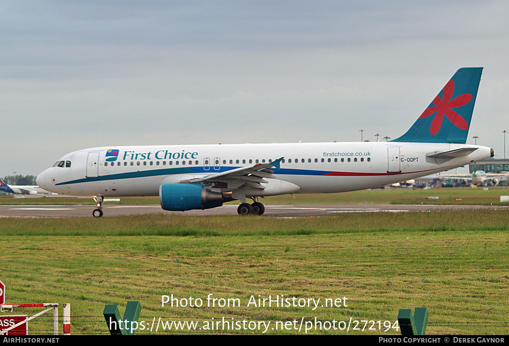 Aircraft Photo of G-OOPT | Airbus A320-214 | First Choice Airways | AirHistory.net #272194