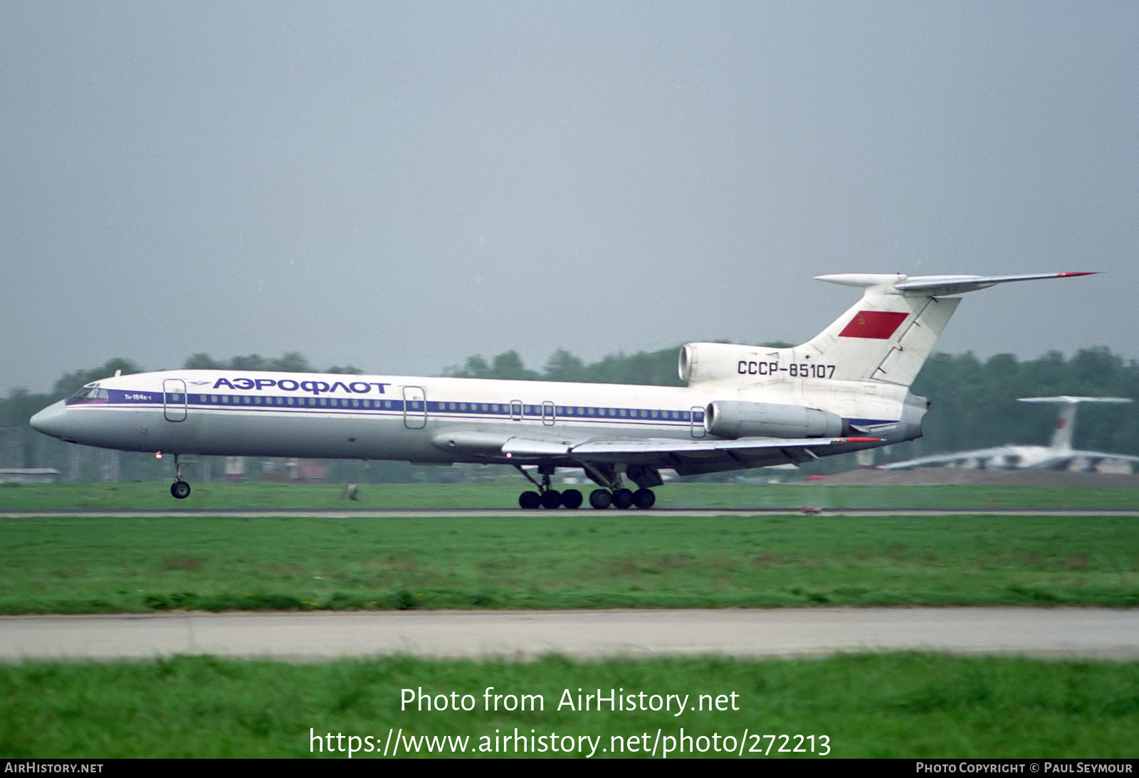 Aircraft Photo of CCCP-85107 | Tupolev Tu-154B-1 | Aeroflot | AirHistory.net #272213