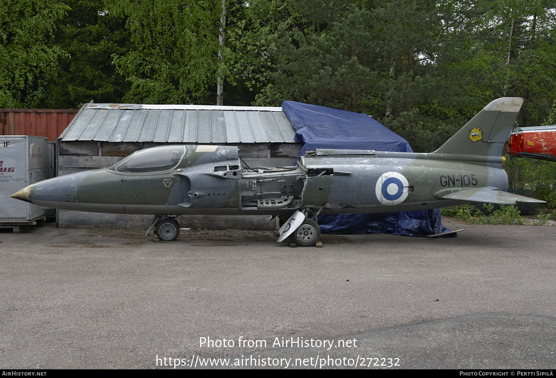 Aircraft Photo of GN-105 | Folland Fo.141 Gnat F.1 | Finland - Air Force | AirHistory.net #272232