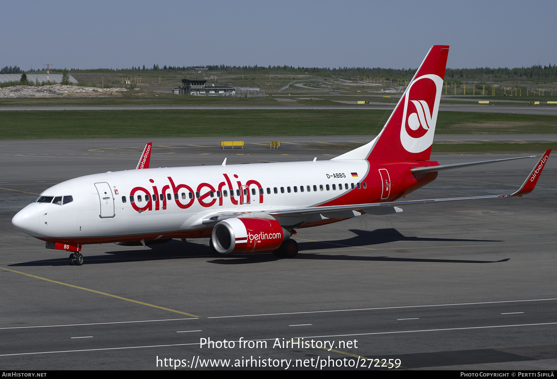 Aircraft Photo of D-ABBS | Boeing 737-76N | Air Berlin | AirHistory.net #272259