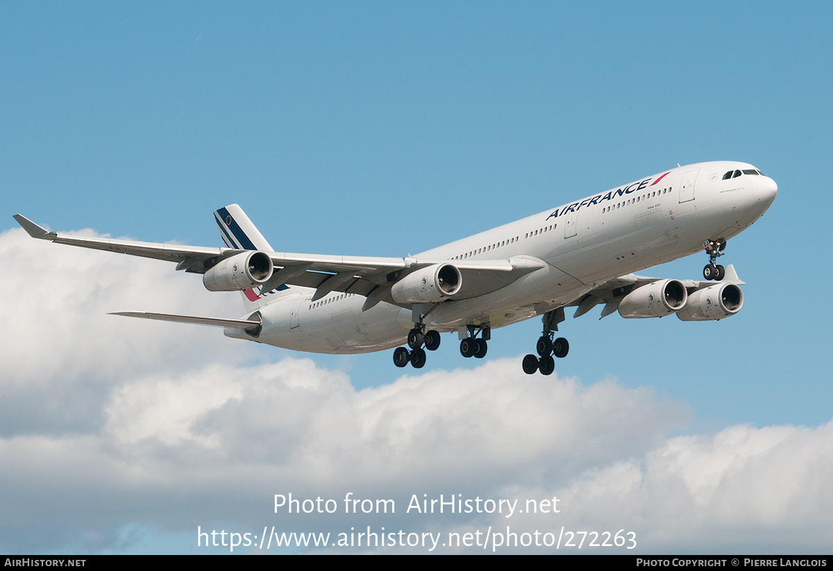 Aircraft Photo of F-GLZJ | Airbus A340-313 | Air France | AirHistory.net #272263