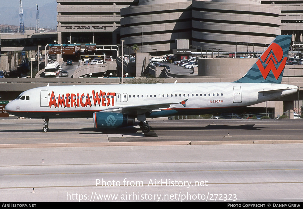 Aircraft Photo of N620AW | Airbus A320-231 | America West Airlines | AirHistory.net #272323