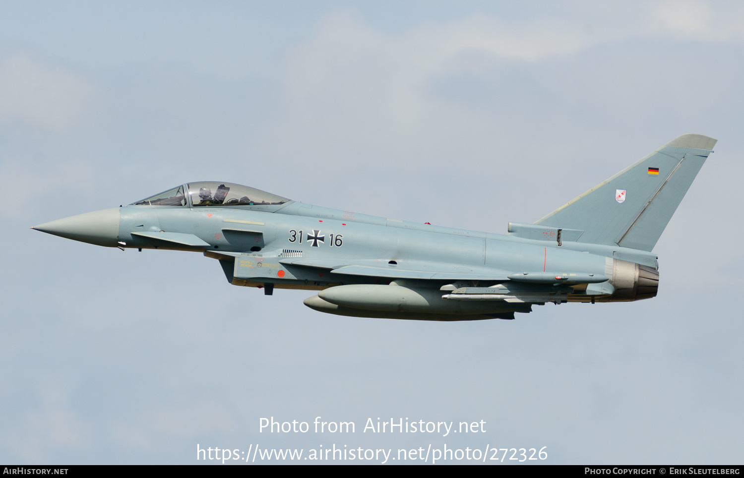 Aircraft Photo of 3116 | Eurofighter EF-2000 Typhoon S | Germany - Air Force | AirHistory.net #272326