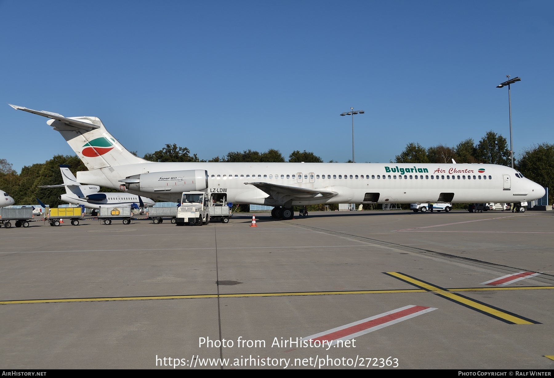 Aircraft Photo of LZ-LDW | McDonnell Douglas MD-82 (DC-9-82) | Bulgarian Air Charter | AirHistory.net #272363