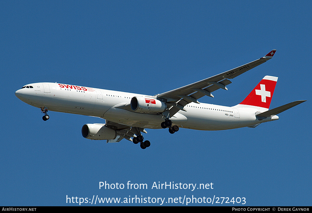 Aircraft Photo of HB-JHH | Airbus A330-343E | Swiss International Air Lines | AirHistory.net #272403