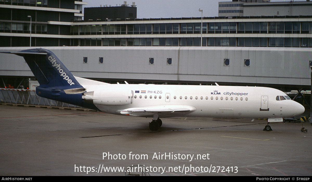 Aircraft Photo of PH-KZG | Fokker 70 (F28-0070) | KLM Cityhopper | AirHistory.net #272413