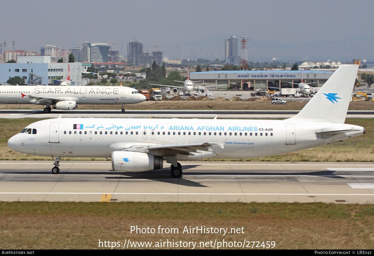 Aircraft Photo of C5-AAR | Airbus A320-231 | Ariana Afghan Airlines | AirHistory.net #272459