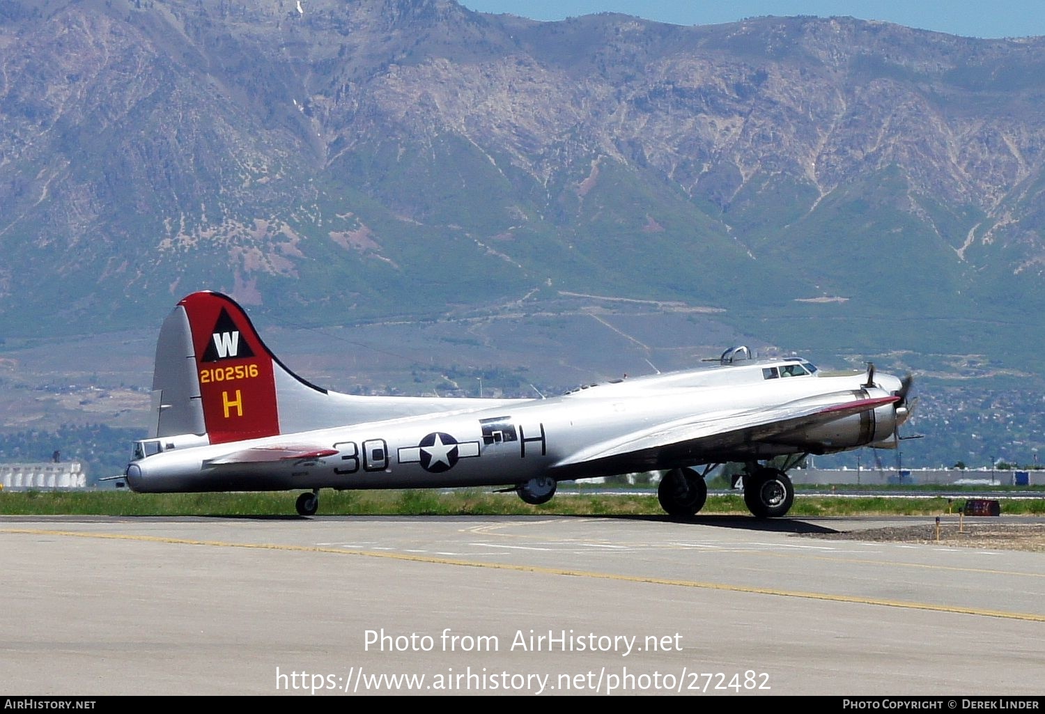 Aircraft Photo of N5017N / 2102516 | Boeing B-17G Flying Fortress | USA - Air Force | AirHistory.net #272482