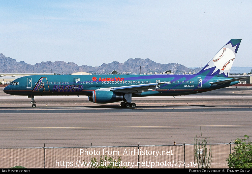 Aircraft Photo of N904AW | Boeing 757-2S7 | America West Airlines | AirHistory.net #272519