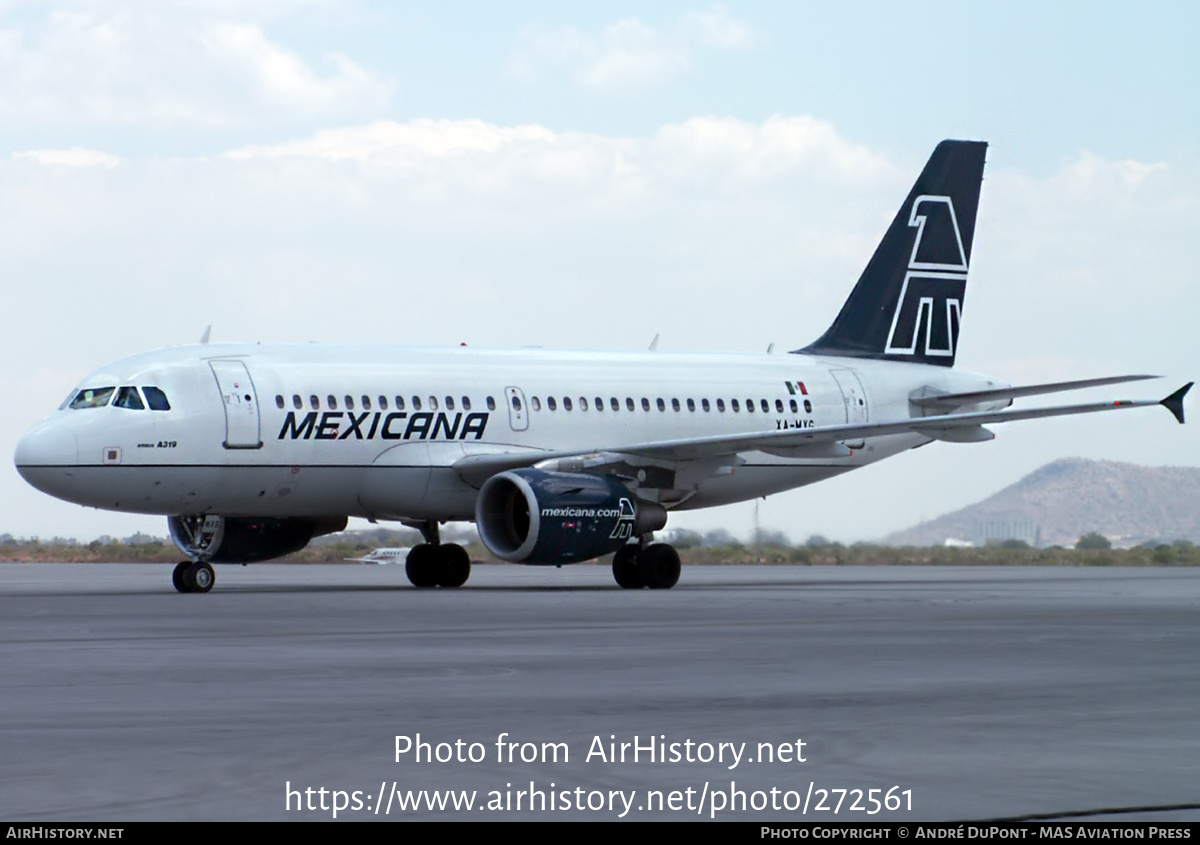 Aircraft Photo of XA-MXG | Airbus A319-112 | Mexicana | AirHistory.net #272561