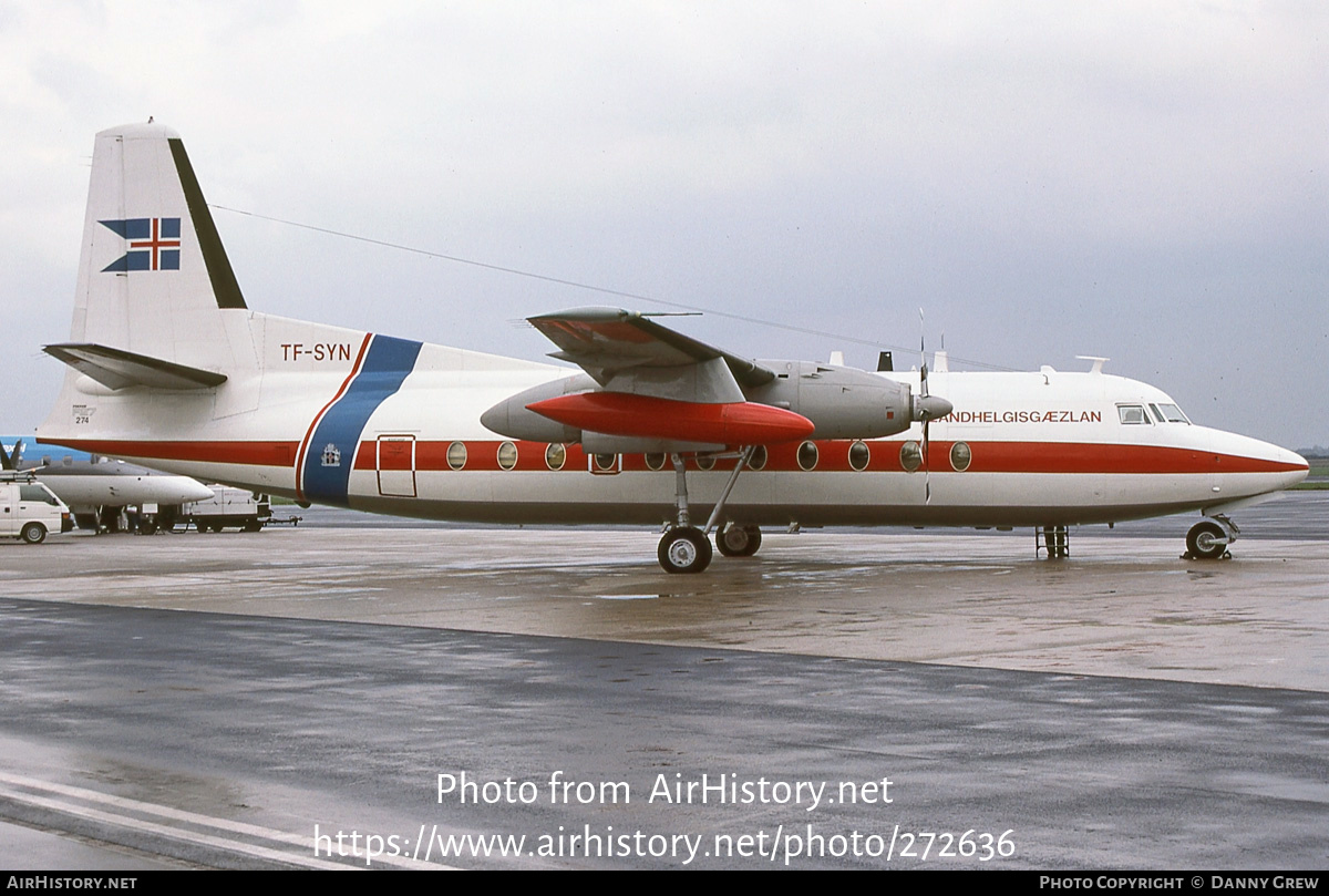 Aircraft Photo of TF-SYN | Fokker F27-200 Friendship | Landhelgisgæslan | AirHistory.net #272636