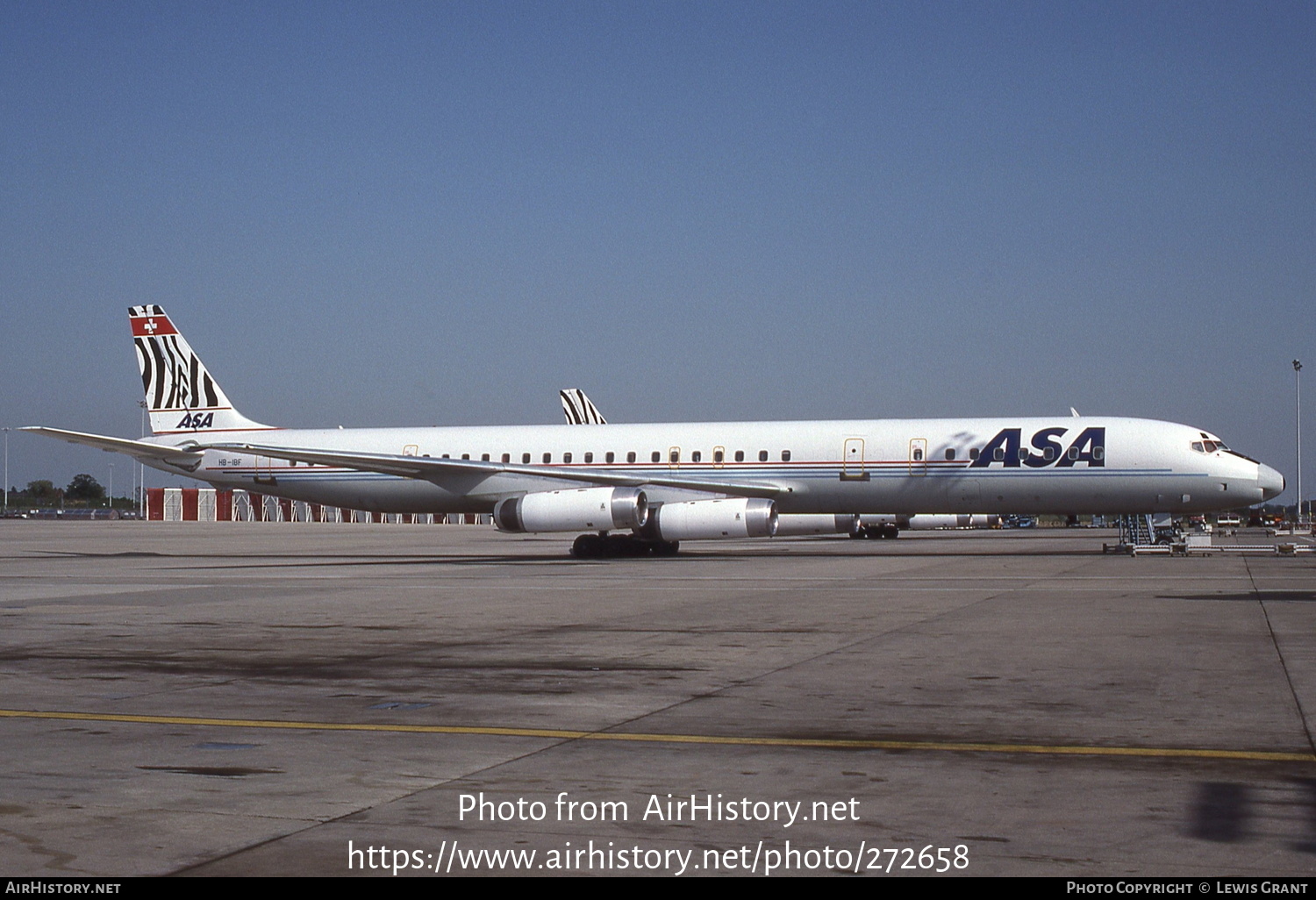 Aircraft Photo of HB-IBF | McDonnell Douglas DC-8-63 | African Safari Airways - ASA | AirHistory.net #272658