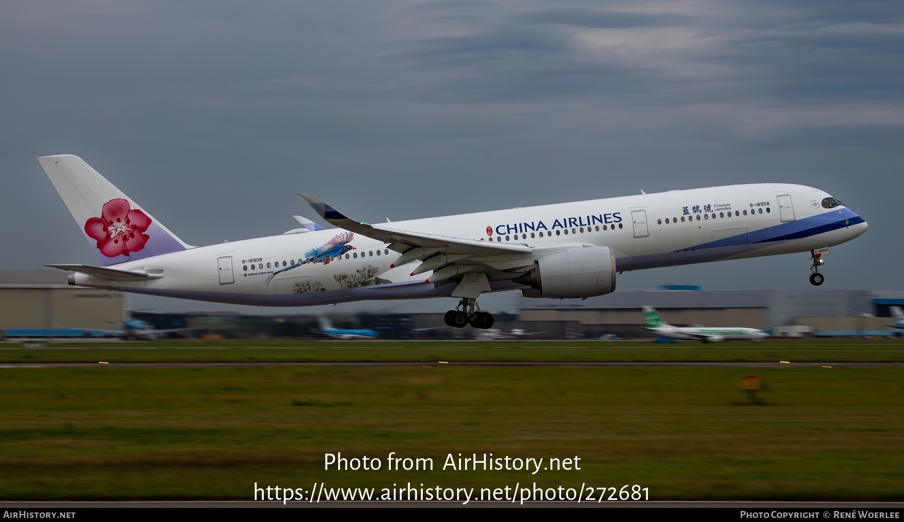 Aircraft Photo of B-18908 | Airbus A350-941 | China Airlines | AirHistory.net #272681