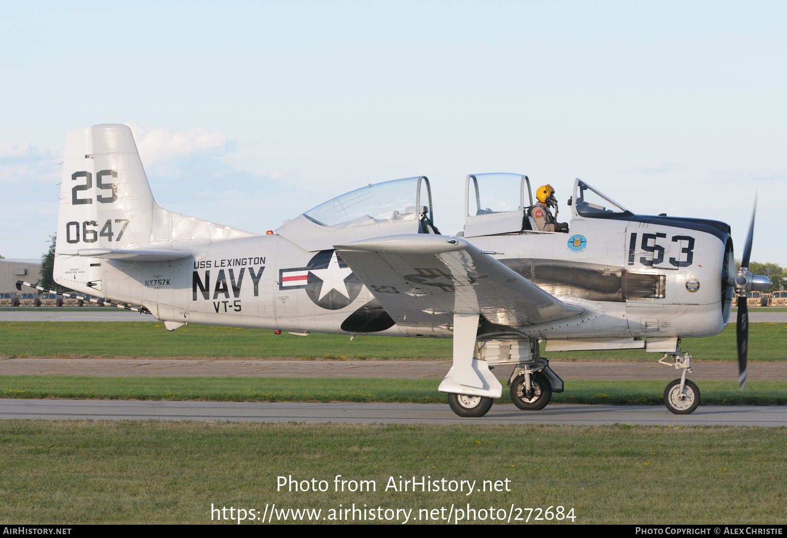 Aircraft Photo of N757K / NX757K / 0647 | North American T-28C Trojan | USA - Navy | AirHistory.net #272684