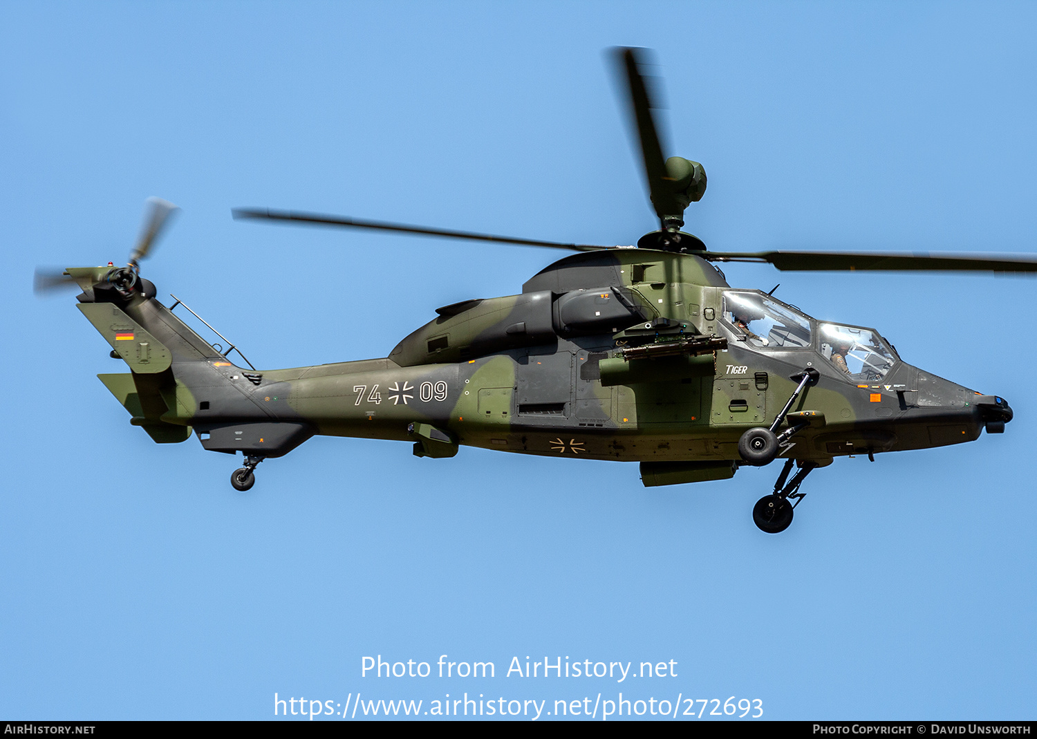 Aircraft Photo of 7409 | Eurocopter EC-665 Tiger UHT | Germany - Army | AirHistory.net #272693