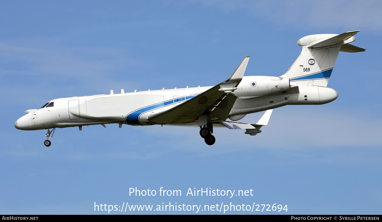 Aircraft Photo of 569 | Gulfstream Aerospace G-V-SP Gulfstream G550 Eitam | Israel - Air Force | AirHistory.net #272694